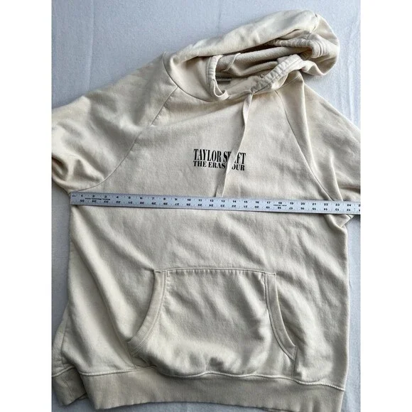 Taylor Swift Eras Tour Beige Hoodie Sweatshirt Women Size 2XL - Picture 10 of 11